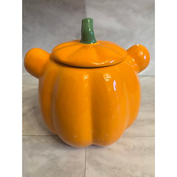 Disney Winnie The Pooh Halloween Jack O Lantern Pumpkin 8” Cookie Jar - Picture 2 of 7